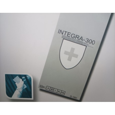 Guantes látex flocado bicolor caja de 144 unidades