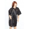 Kimono desechable negro en TNT 